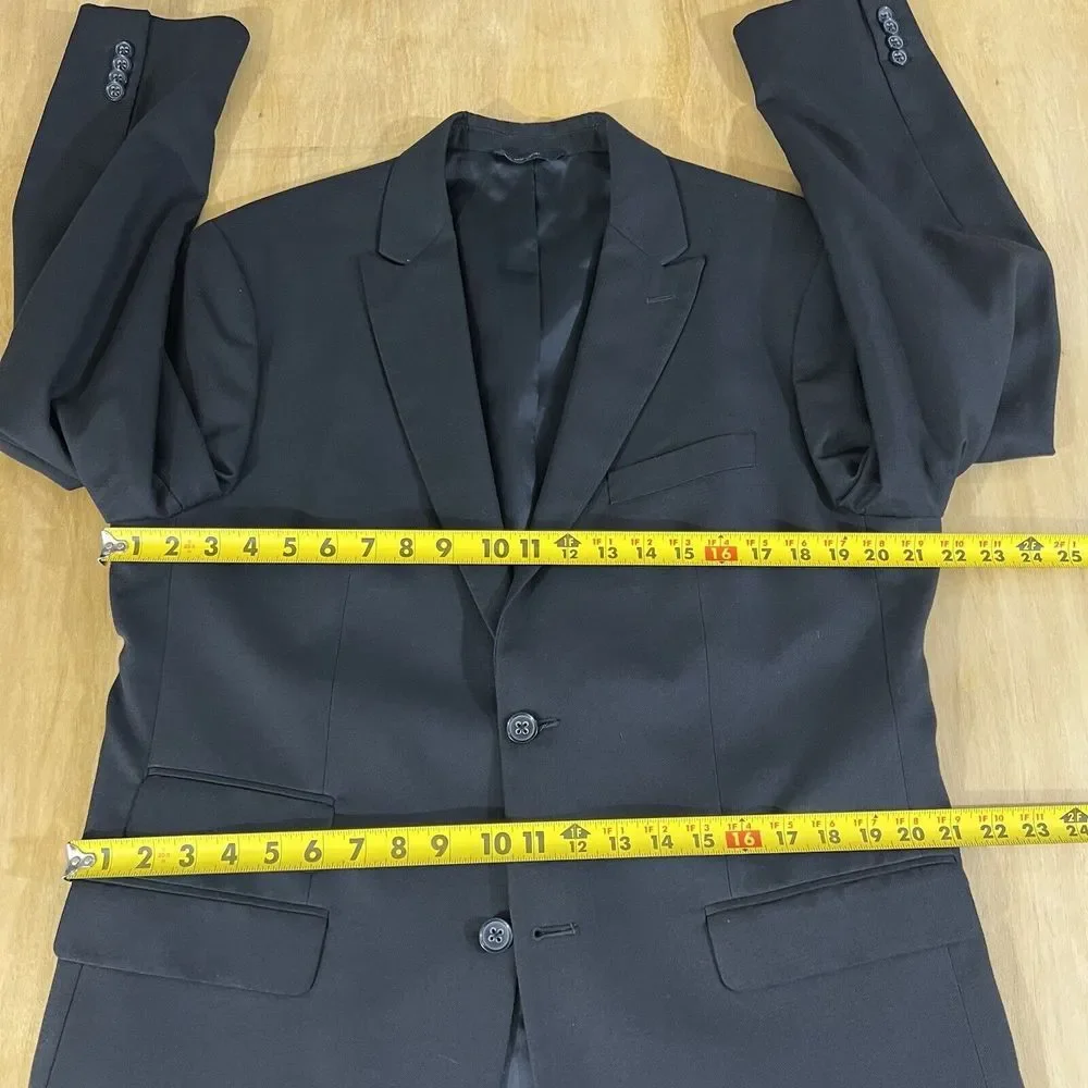 Banana Republic Blazer Mens 👉Actual‎ Size 42R👈Suit Jacket Peak Lapel Polyester